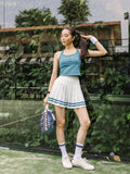 Cross Court Set — Teal/White