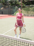 Stripe Court Set — Truffle