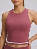 Stripe Hem Crop Tank