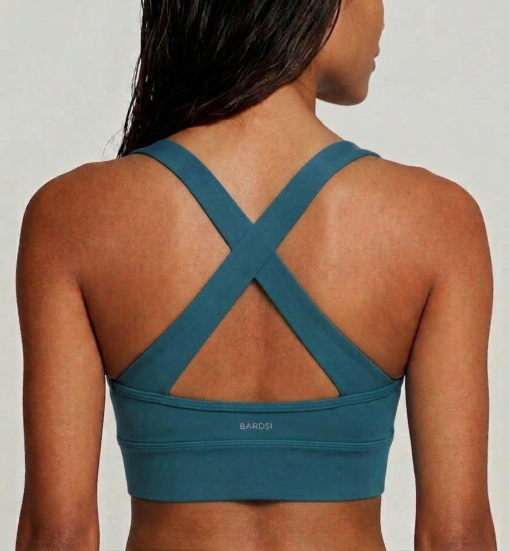 Cross Back Sports Bra - Plain