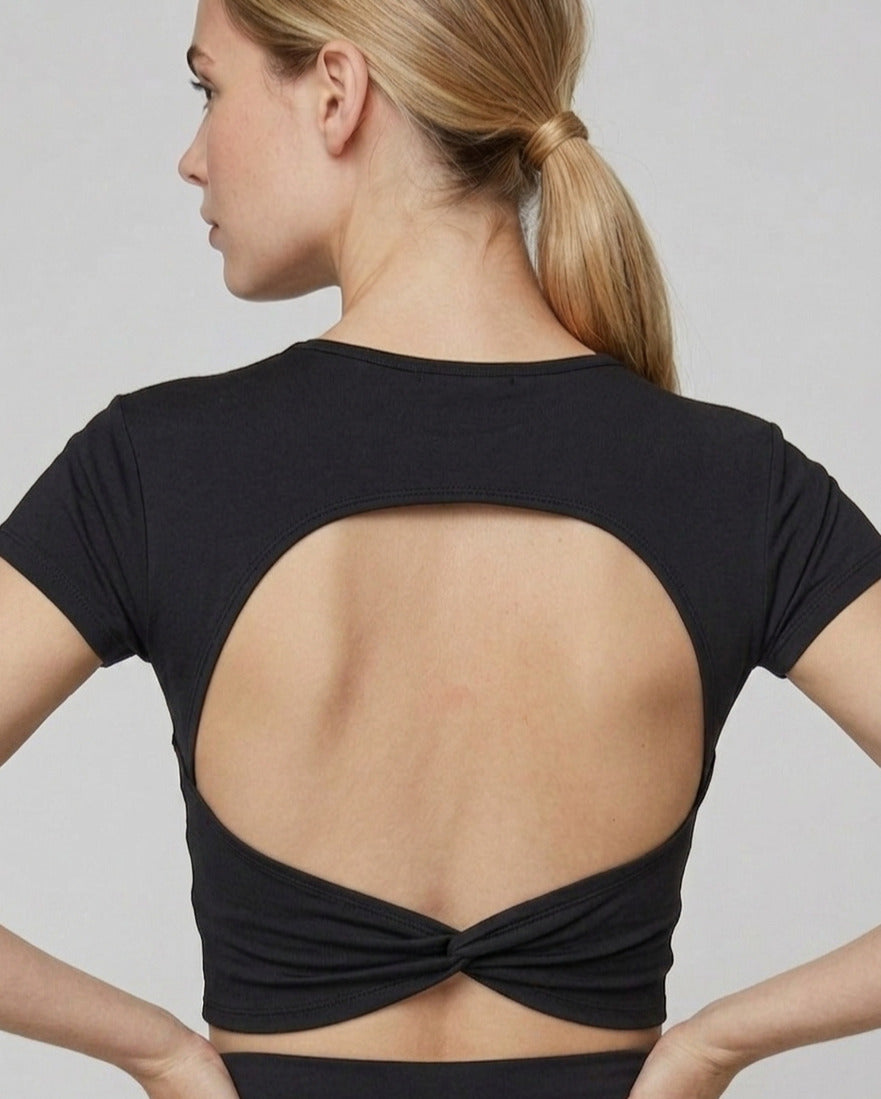 Open Back Tee