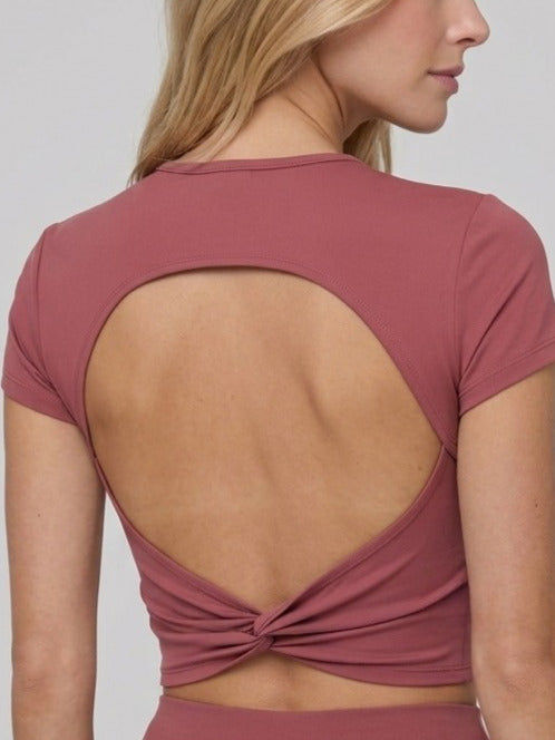 Open Back Tee